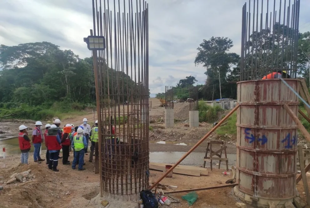 Una construcción de obras (foto referencial). Foto: Archivo ABI