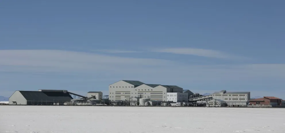 Instalaciones de la Empresa Pública Nacional Estratégica de Yacimientos de Litio Bolivianos. Foto: ylb.gob.bo