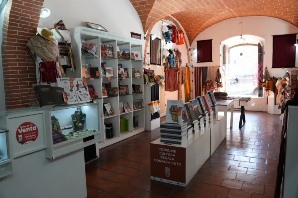 La tienda se encuentra en predios del MUSEF.    Foto: MUSEF