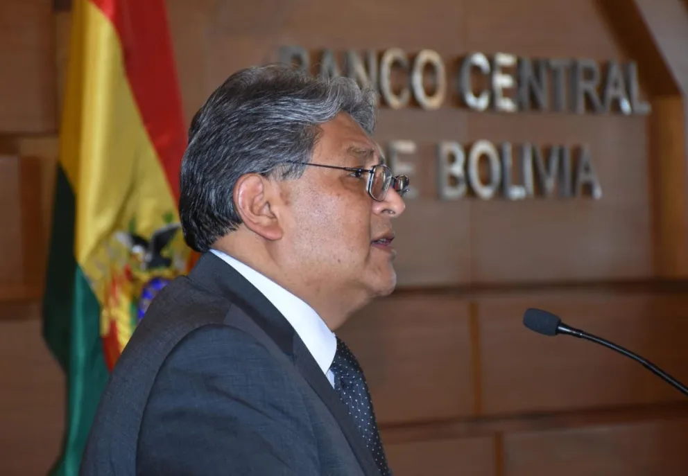 El presidente del Banco Central de Bolivia (BCB), Edwin Rojas. Foto: APG