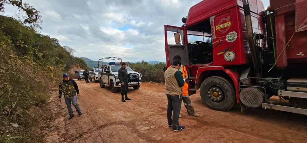 Imagen de la intervención policial. Foto: AJAM