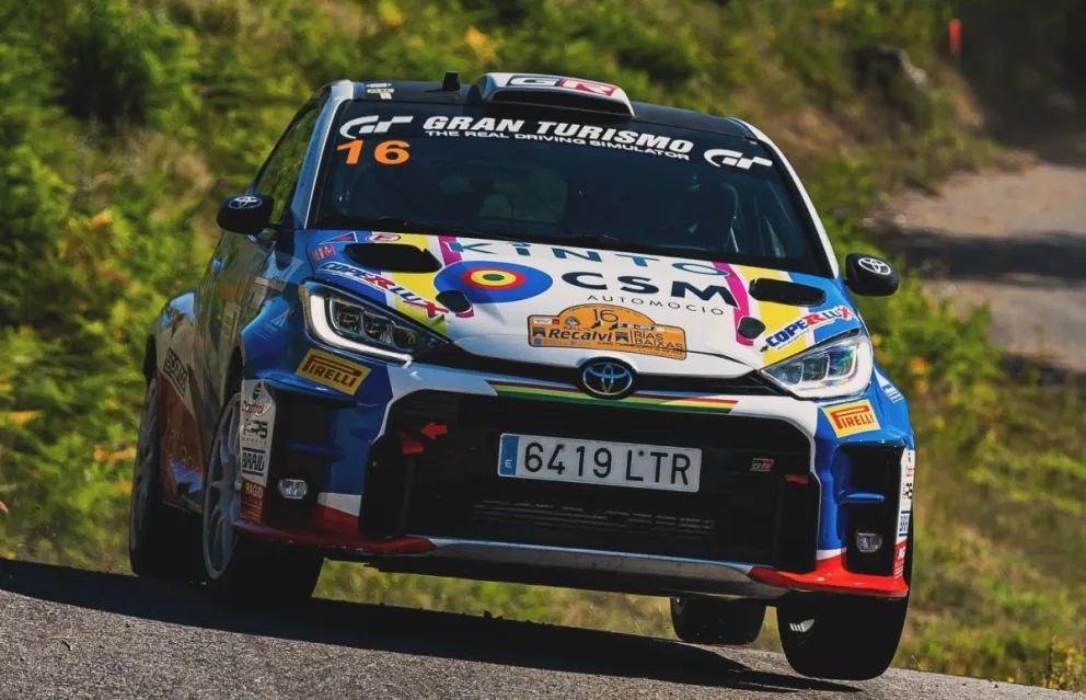 El piloto cruceño en plena carrera. Foto: Prensa Bulacia,