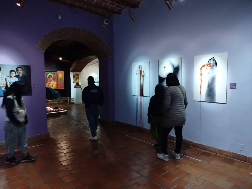 La población visita una de las salas del MNA. /Foto: Facebook Museo Nacional de Arte.