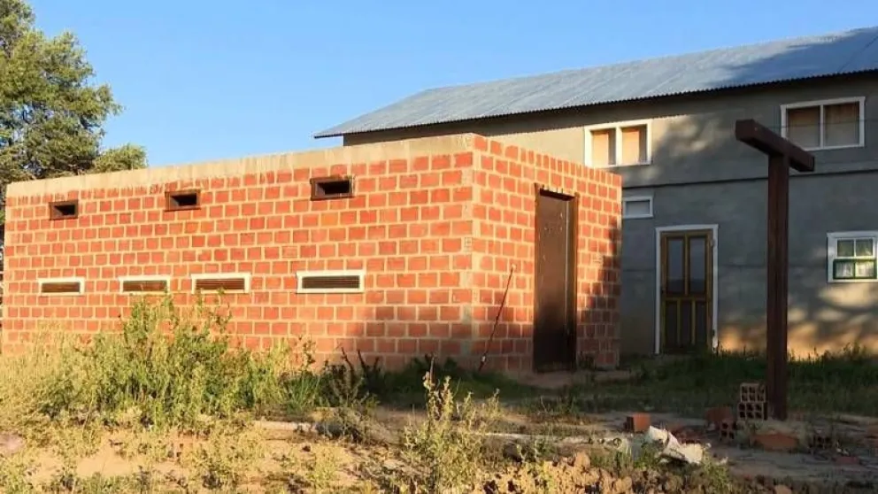 El refugio construido por una familia menonita de El Dorado. Foto: Unitel