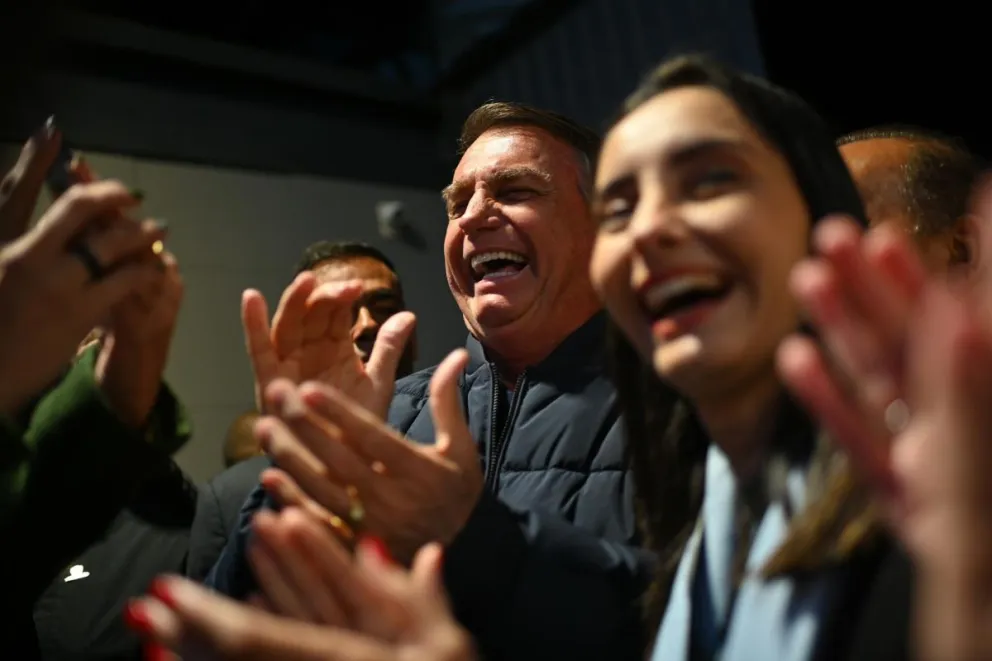 El expresidente de Brasil Jair Bolsonaro, en la conferencia del CPAC (Conservative Political Action Conference). Foto: EFE