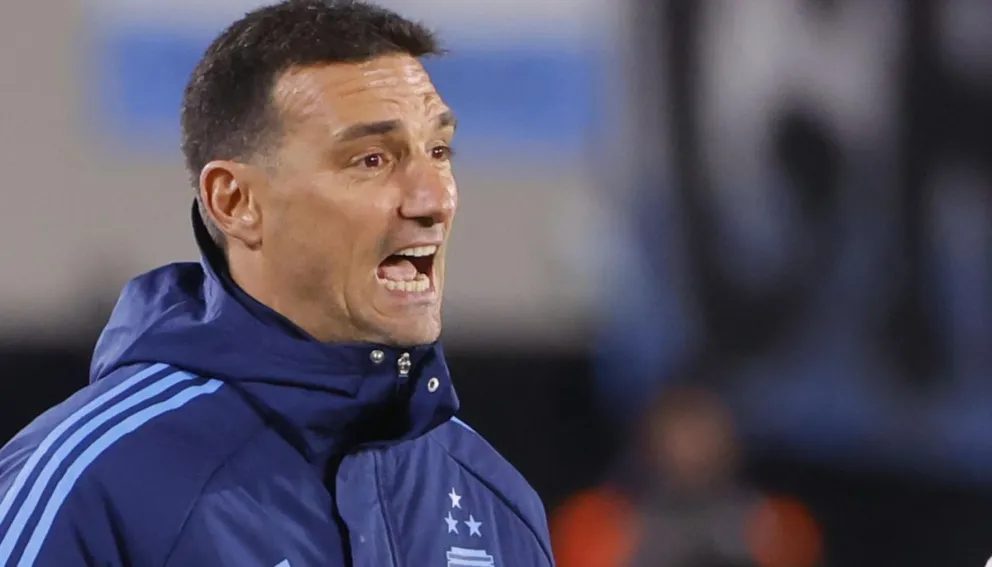 Lionel Scaloni, el seleccionador nacional de Argentina. Foto: EFE