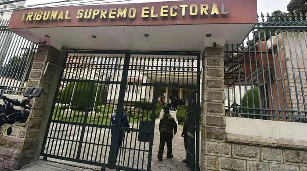 Las instalaciones del Tribunal Supremo Electoral (TSE). Foto: Archivo