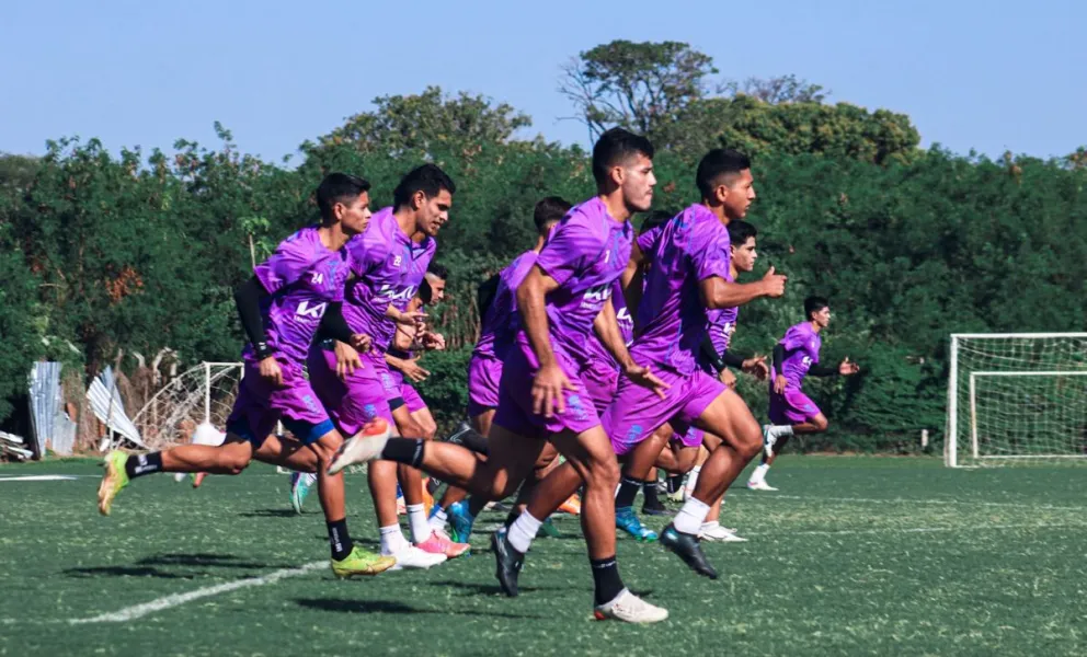 Un entrenamiento de Blooming que sólo tuvo dos incorporaciones. Foto: Club Blooming