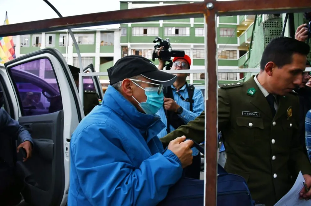 Ágreda se presentó a declarar y luego fue aprehendido. Foto: APG