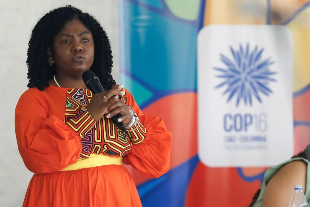 La vicepresidenta de Colombia. Francia Márquez. Foto: EFE