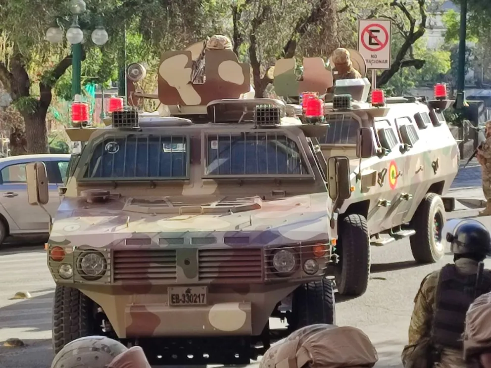 La asonada militar se produjo durante el penúltimo año del gobierno de Luis Arce. Foto: Paulo Lizárraga A.