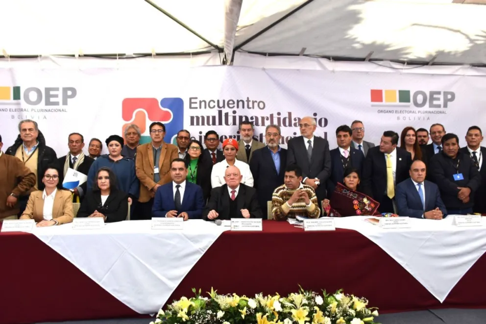 El encuentro multipartidario determinó suspender de forma excepcional las Elecciones Primarias, para viabilizar los comicios generales de 2025. Foto: Fuente Directa