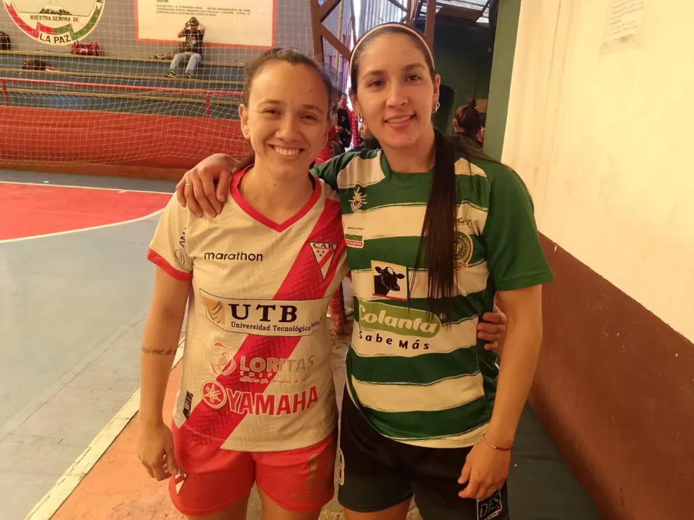 Elisa Lopes Amorín y Mariana Restrepo, las refuerzos de Always Ready. Foto Jhony Mollinedo