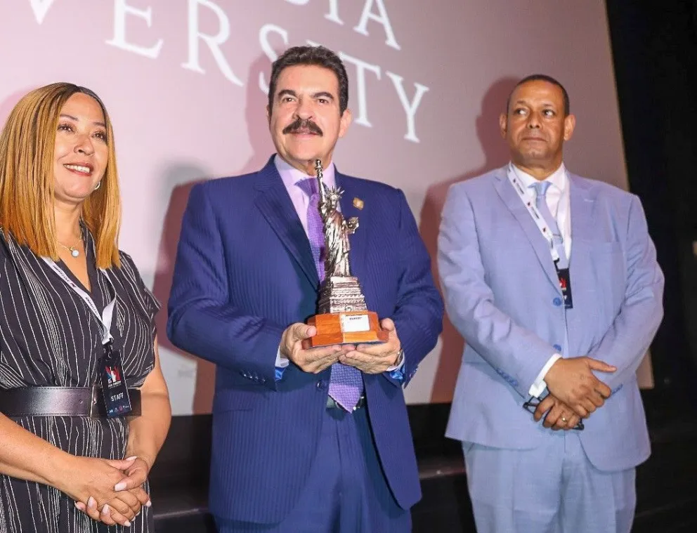 Manfred Reyes Villa durante la cumbre en Nueva York. Foto: GAMC