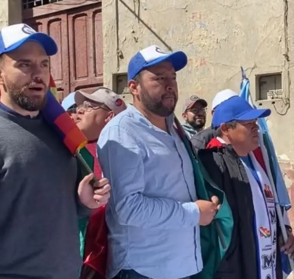 Del Castillo y Ríos en parte de la grabación. Foto: Captura de video