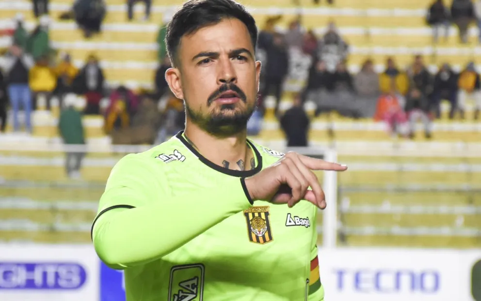 Guillermo Viscarra; arquero de The Strongest con próximo destino a Lanús de Argentina. Foto: APG