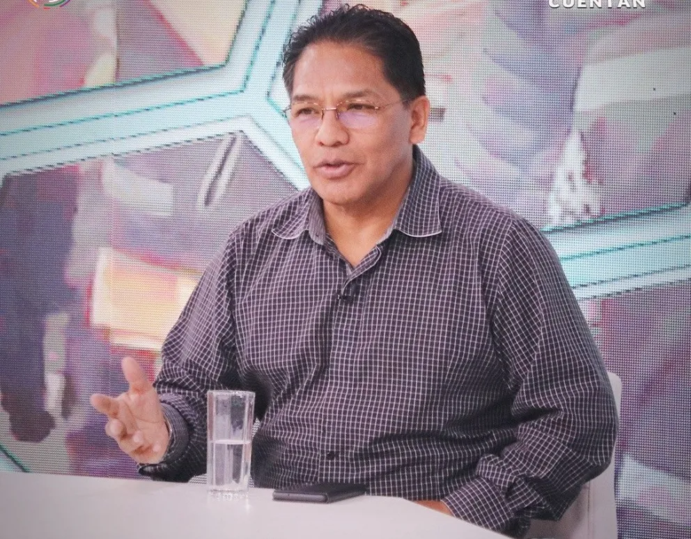 El viceministro Silva en entrevista con Bolivia TV. Foto: Página de Facebook de Bolivia TV Oficial 