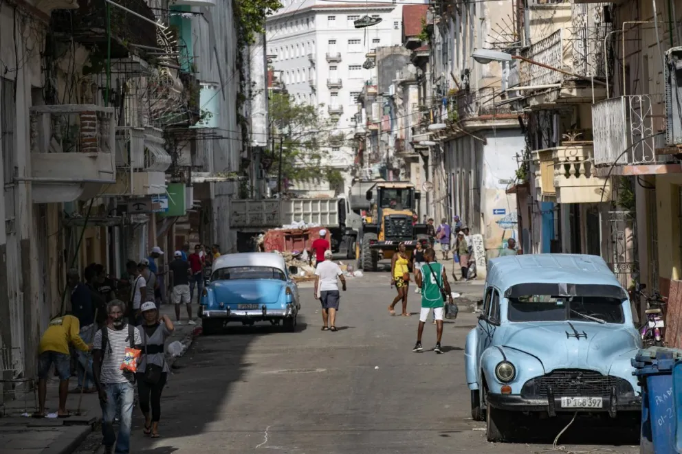 Una calle en el centro de La Habana, Cuba. Foto: EFE
