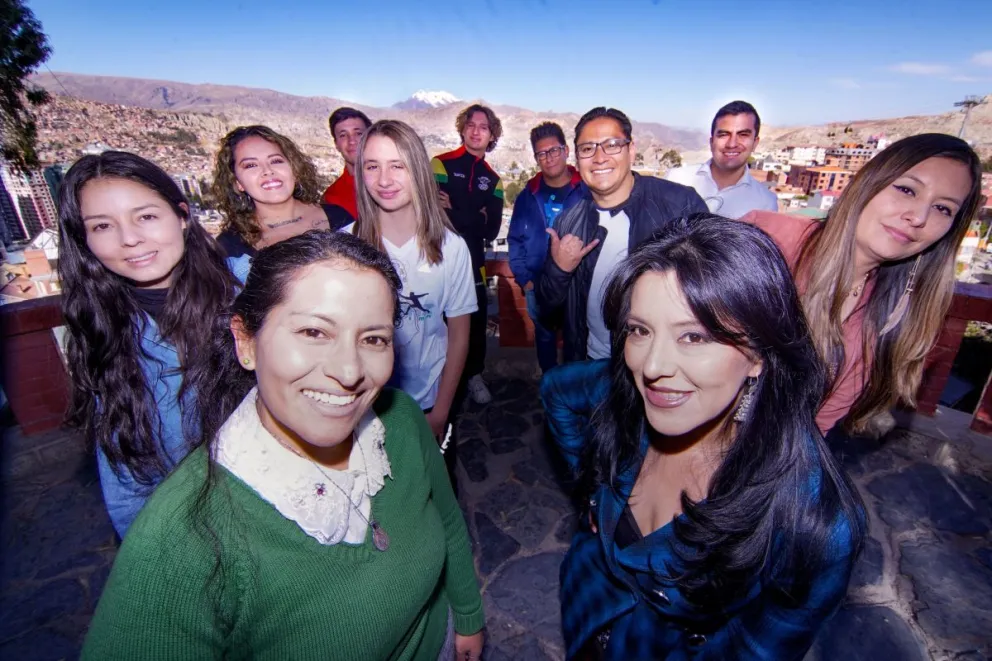 Las y los representantes paceños de la actualidad se reunieron en el Montículo para hablar de la ciudad y de sus habitantes.   Foto: Carlos Moreira / Visión 360