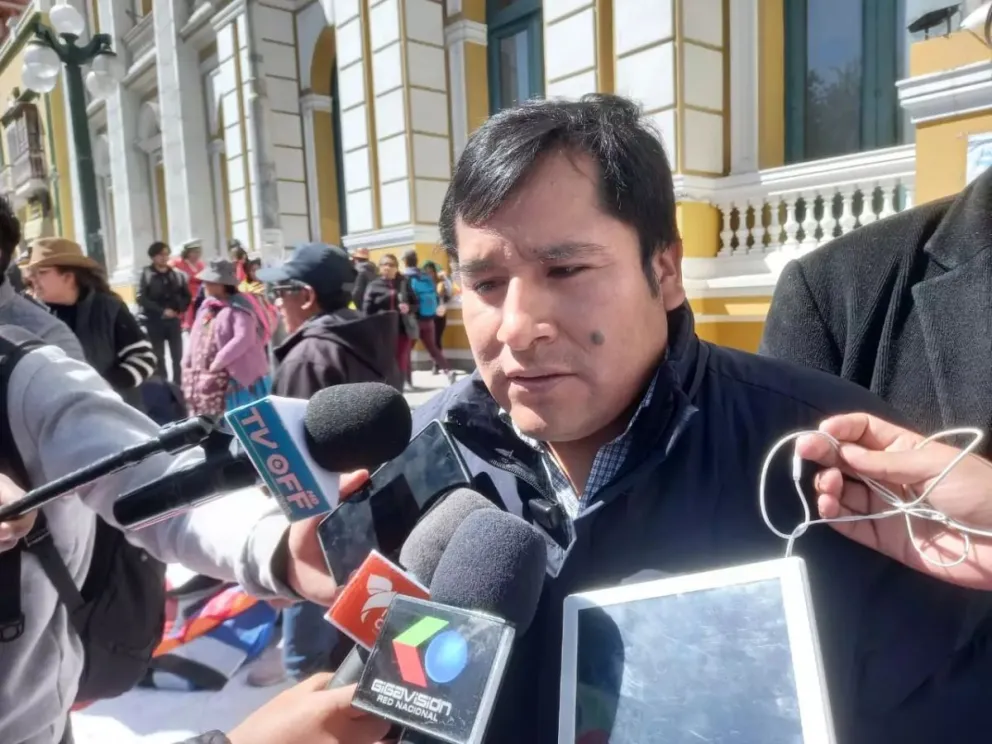 el presidente de la Cámara de Diputados, Israel Huaytari. /Foto: Cámara de Diputados.