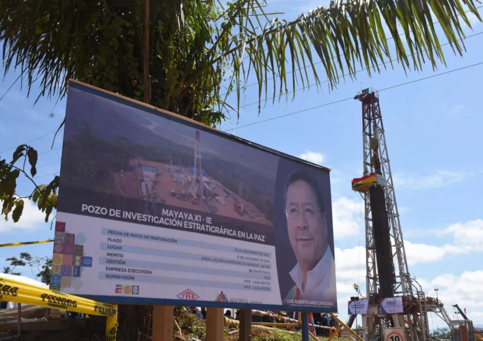 El nuevo pozo Mayaya Centro X1 IE Foto: APG