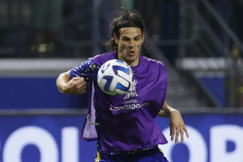 Edinson Cavani, ariete uruguayo que será baja en el partido ante Independiente del Valle. Foto EFE