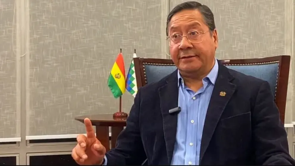 Arce durante la entrevista. Foto: BBC News Mundo