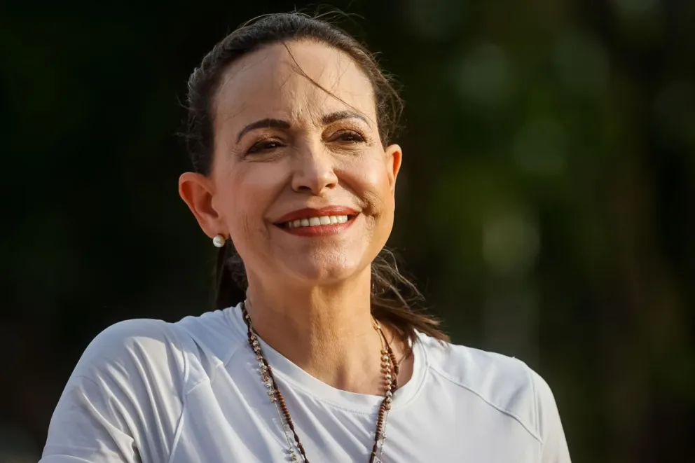 María Corina Machado, líder opositora de Venezuela. Foto: EFE 