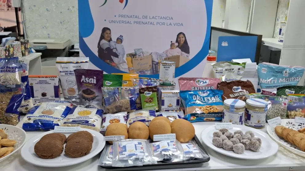 Los productos que se innovarán en el subsidio prenatal este año. Foto. Diego Gonzales