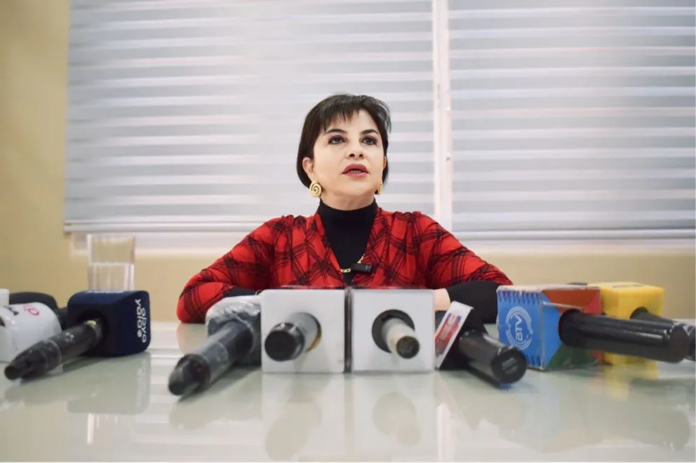 La concejal Yelka Maric denunció la demolición de otras tres casas patrimoniales. Foto: Visión 360