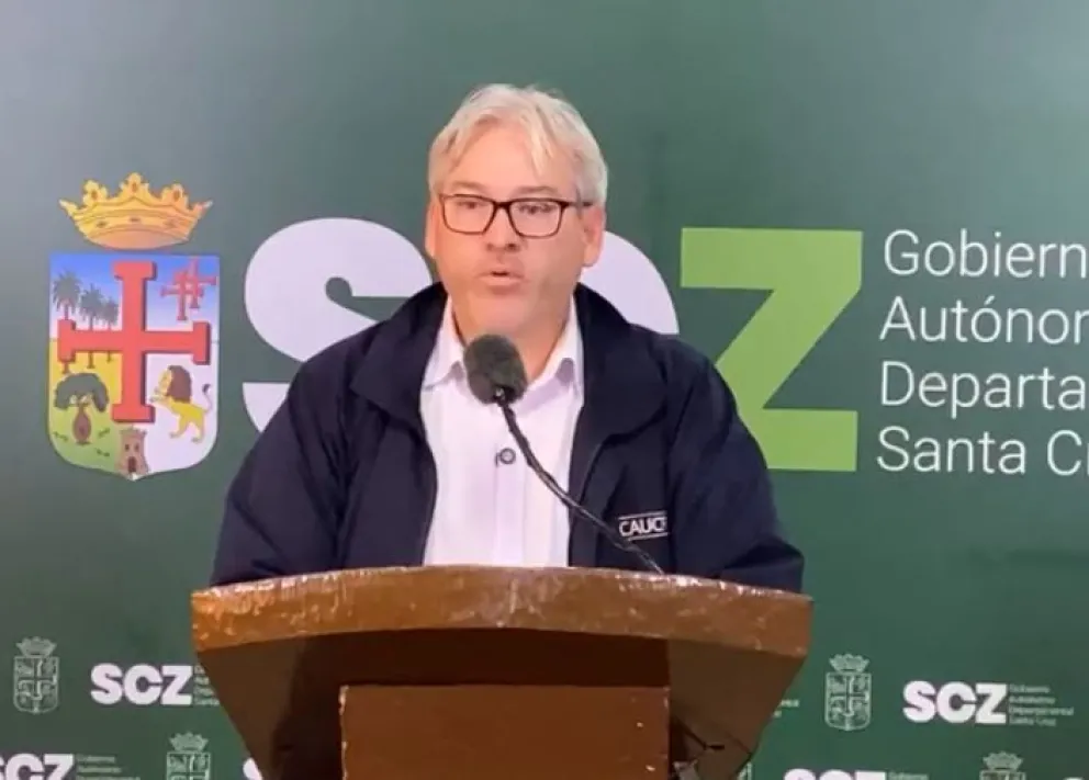 Miguel Sorich, secretario de Hacienda de la Gobernación de Santa Cruz. Foto: Gobernación de Santa Cruz