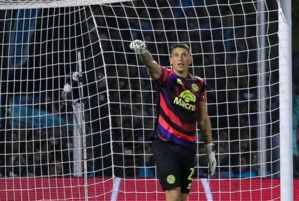 El arquero argentino Nahuel Losada fue contratado por Lanús. Foto: Belgrano.