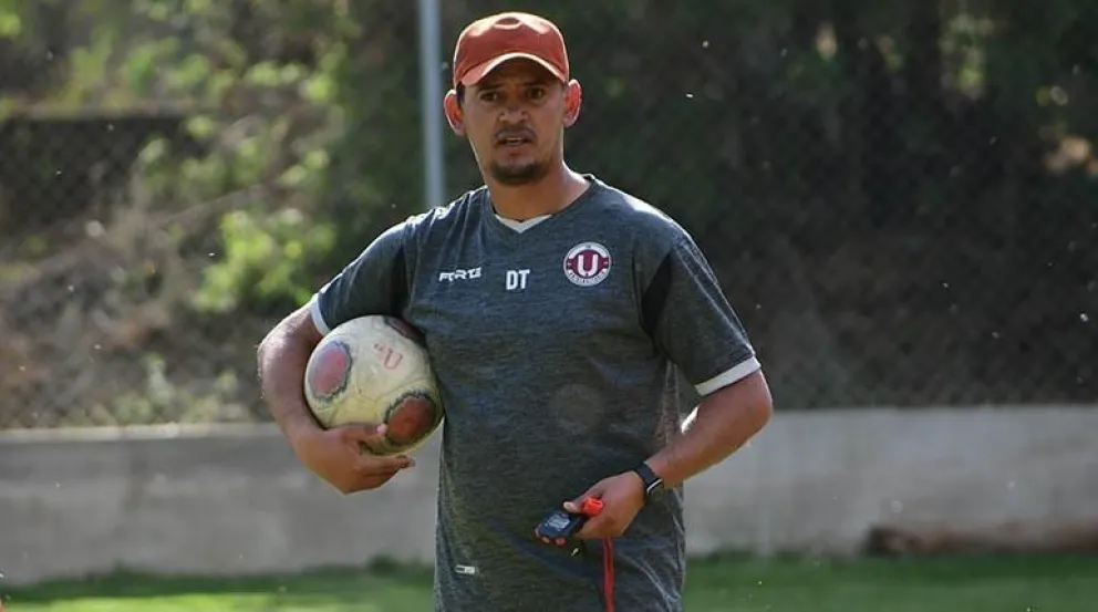 Pablo Godoy, entrenador de la U de Vinto. Foto Los Tiempos