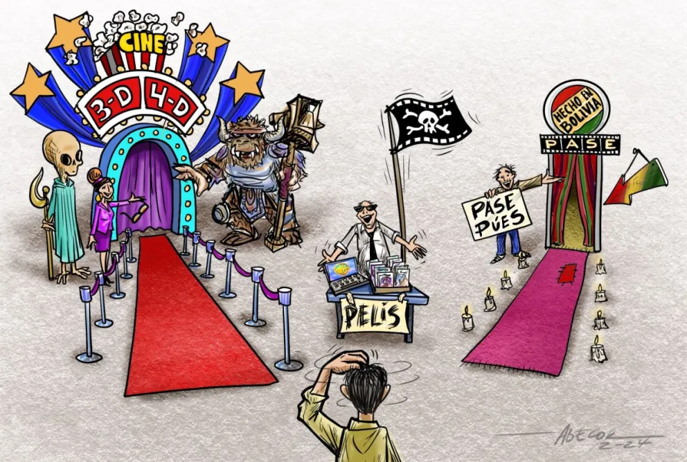 La situación del cine boliviano. Imagen: Abecor/ visión360