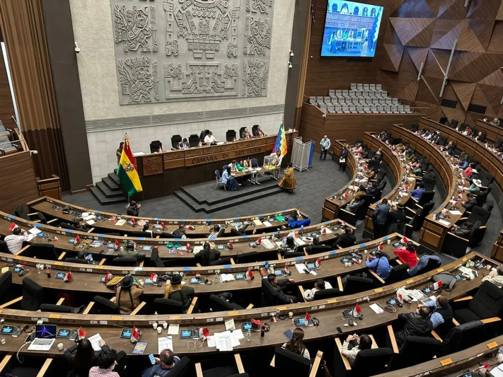 Una sesión de la Cámara de Diputados. Foto: Cámara de Diputados