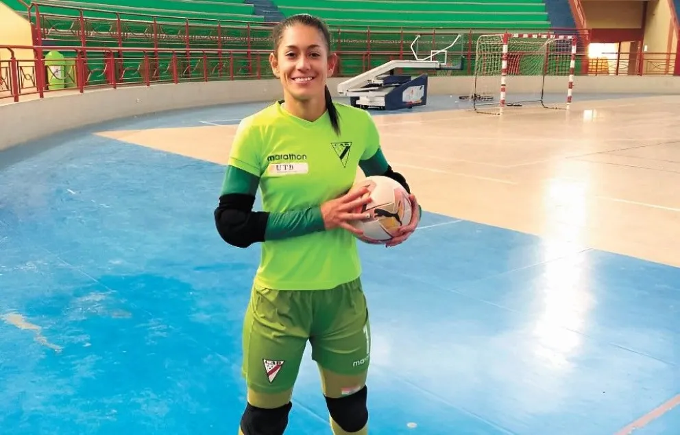 Paula Valencia, la número uno de Always Ready, baluarte en el equipo. Foto Jhony Mollinedo