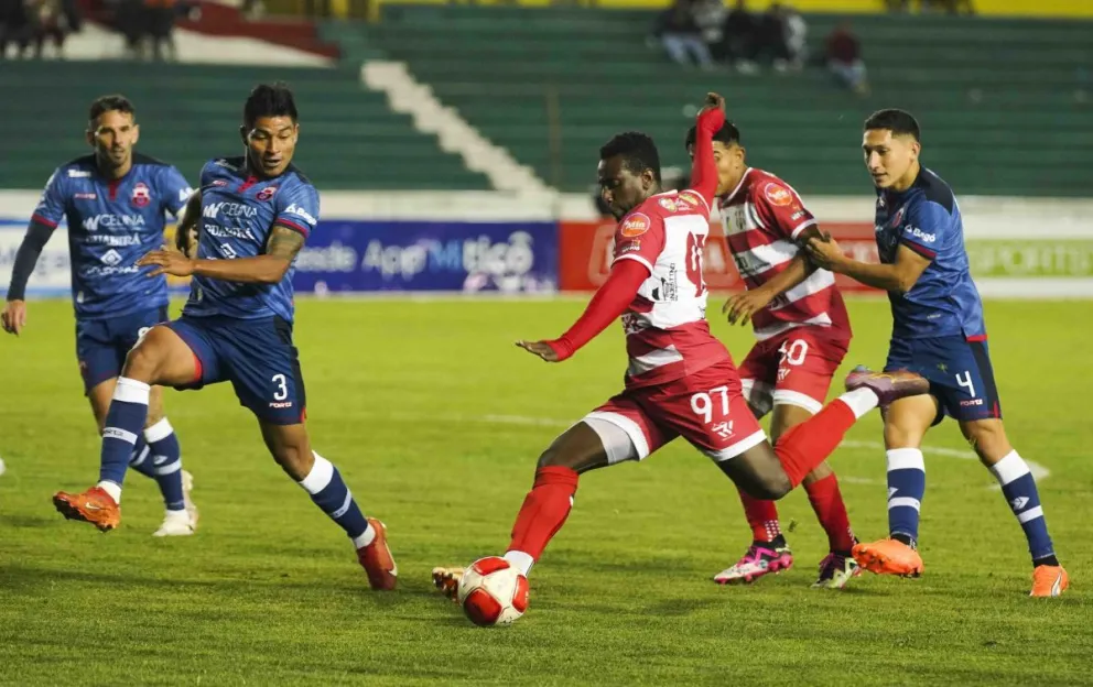 Del partido que Independiente y Guabirá igualaron la semana pasada en el Patria. Foto: APG