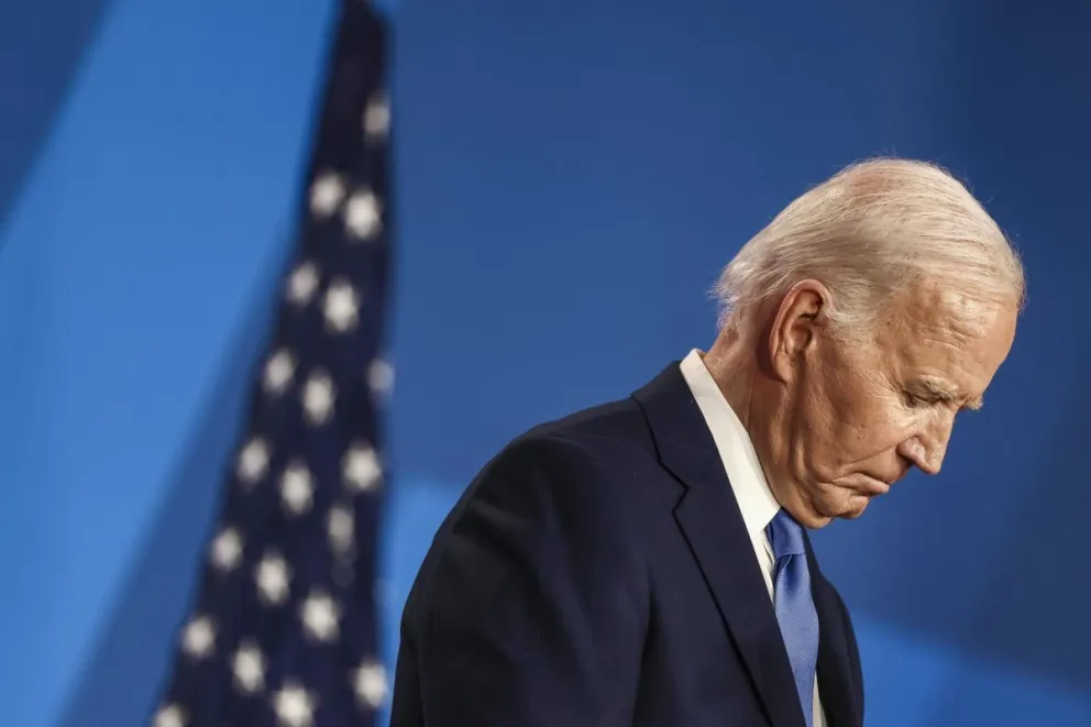 Fotografía de archivo (10/07/2024) del presidente estadounidense Joe Biden. Foto: EFE
