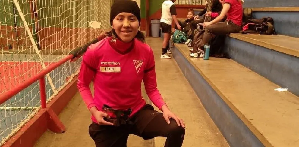 La internacional Karla Ticona, una de las piezas importantes de Always. Foto Sports 360