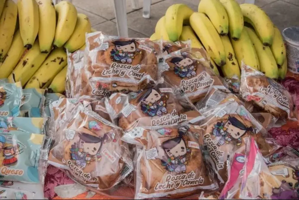 El alimento complementario escolar de la Acalcaldía. Foto: AMUN