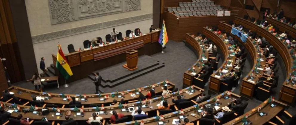 Pleno de la Asamblea Legislativa Plurinacional (TSE). Foto: ALP