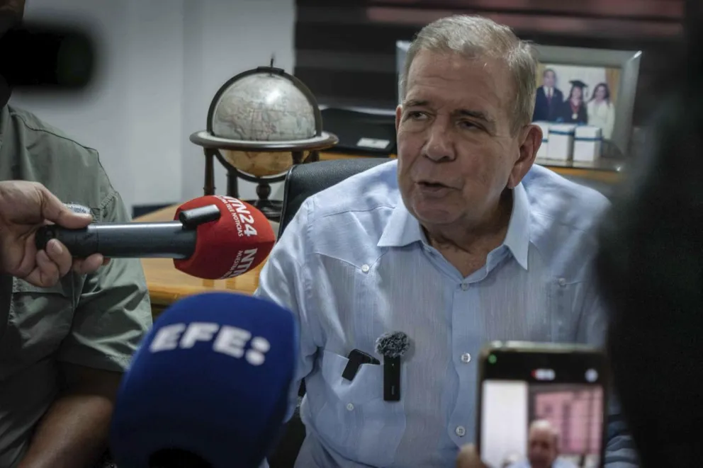 El candidato opositor Edmundo González Urrutia. Foto: EFE