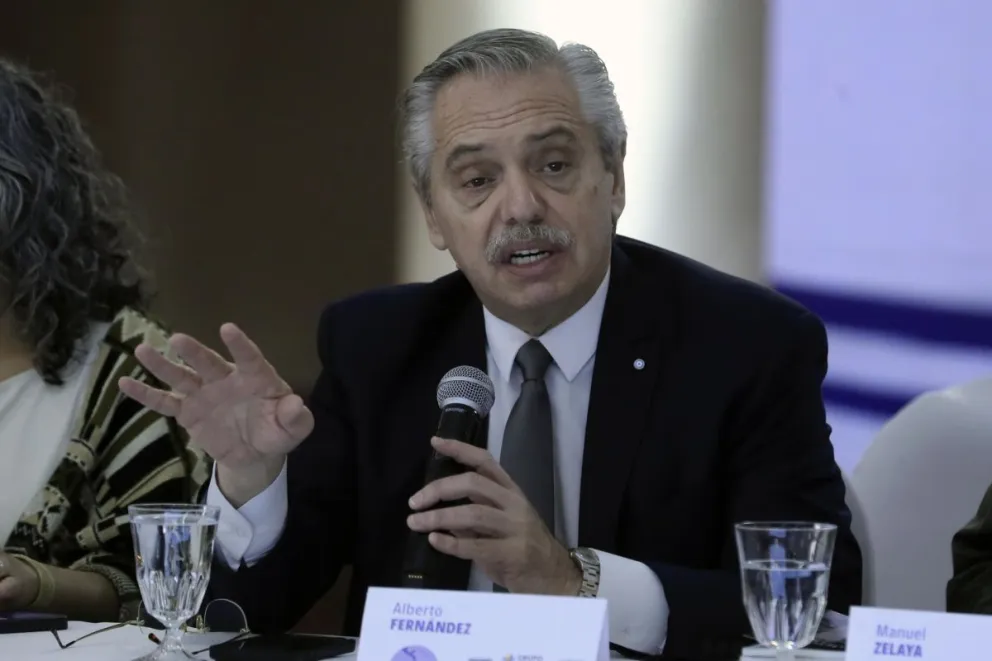 El expresidente de Argentina, Alberto Fernández. Foto: EFE