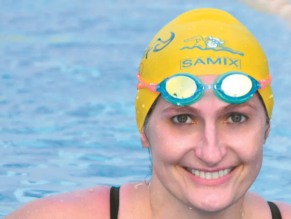 La nadadora tiene el récord de presencias en JJOO de deportistas bolivianos. Foto: Katerine Moreno.