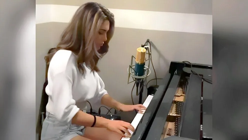 Desde niña, Juliana Barrientos toca el piano, habilidad heredada de su madre. Fotos: Juliana Barrientos