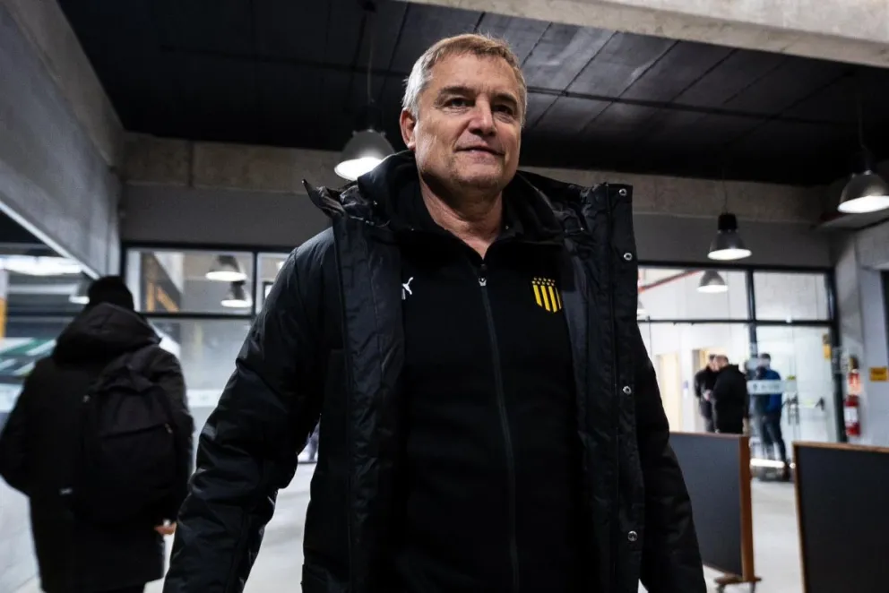 Diego Aguirre, entrenador del campeón uruguayo Peñarol. Foto: club Peñarol