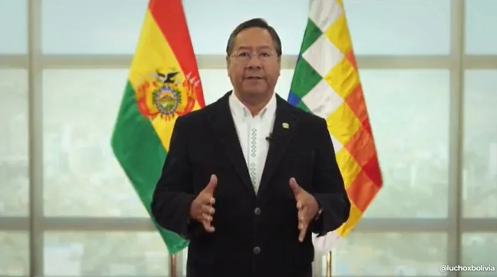 El presidente Luis Arce en una fotografía de archivo