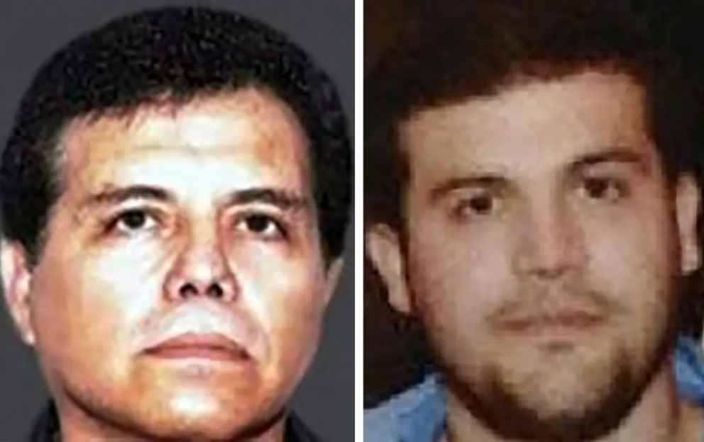 Ismael 'El Mayo' Zambada García y Joaquín Guzmán López 'El Güero'. Foto: EFE / DEA / US STATE DEPARTMENT