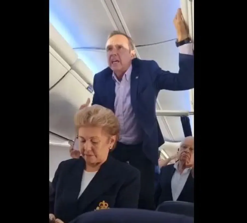 Tuto Quiroga hablando en un video que circula en redes sociales. Foto: Captura de video