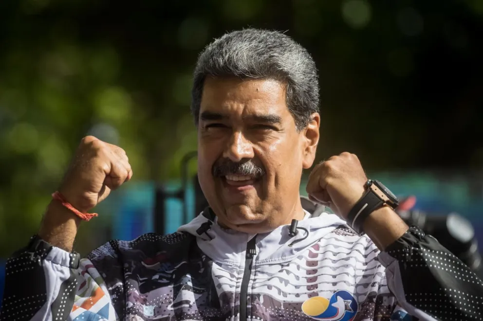 Nicolás Maduro, durante la campaña electoral. Foto: EFE